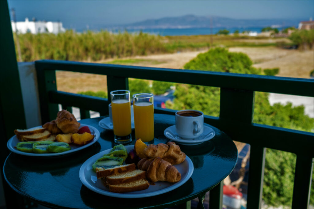 Breakfast at the balcony